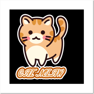 Cat Miaw,lovely cat, cute cat Posters and Art